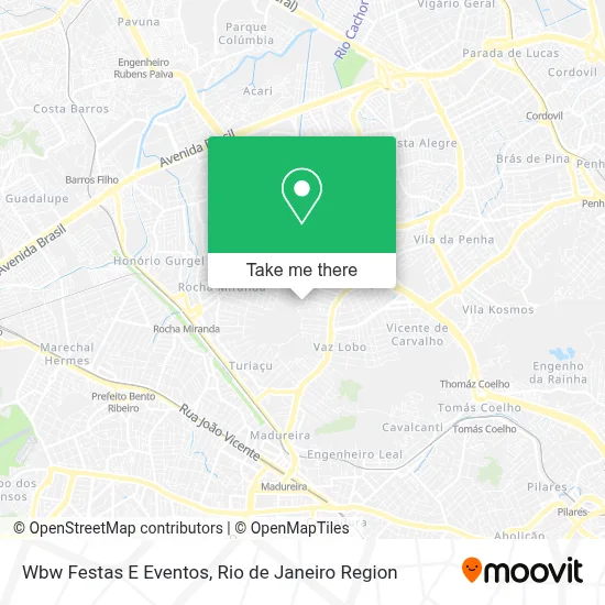 Wbw Festas E Eventos map
