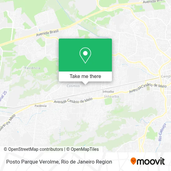 Posto Parque Verolme map