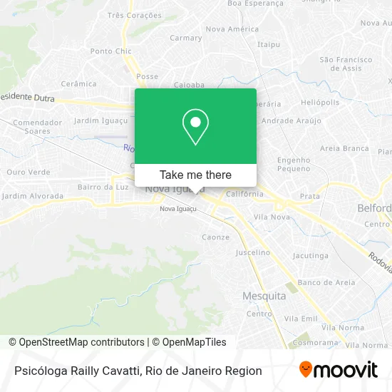 Psicóloga Railly Cavatti map