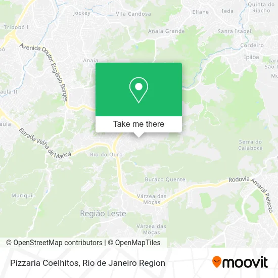 Pizzaria Coelhitos map