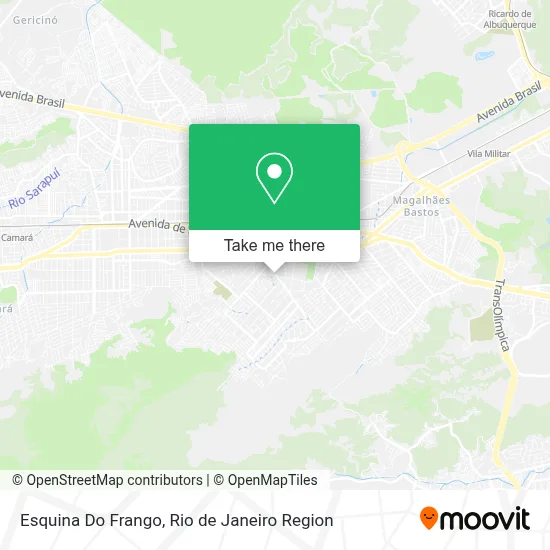 Esquina Do Frango map