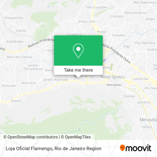Loja Oficial Flamengo map