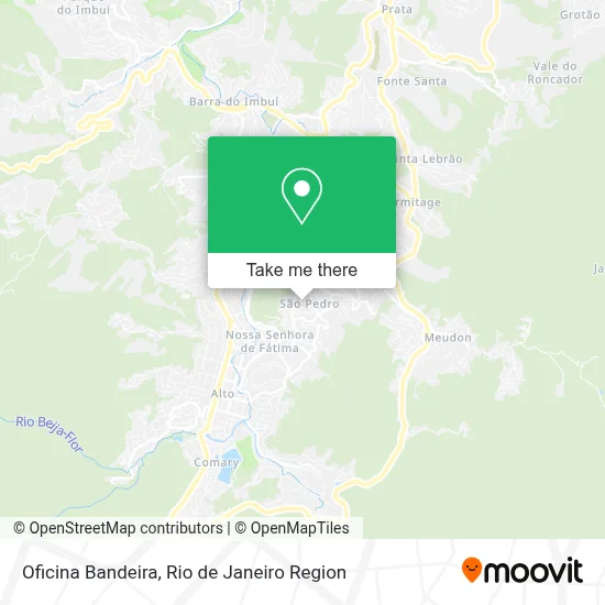 Oficina Bandeira map