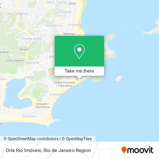 Orla Rio Imóveis map
