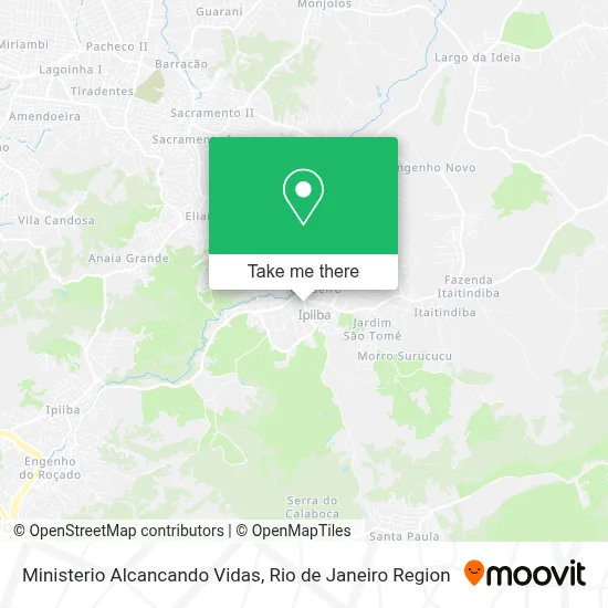 Ministerio Alcancando Vidas map