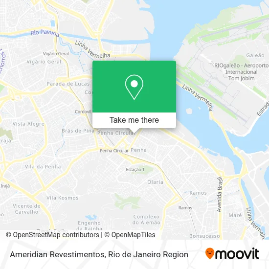 Ameridian Revestimentos map