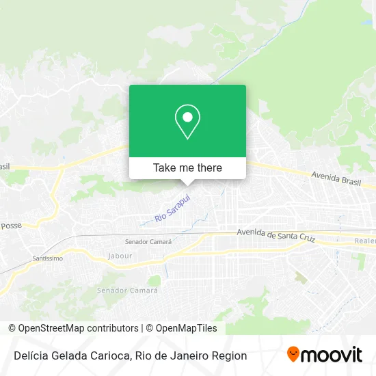 Delícia Gelada Carioca map