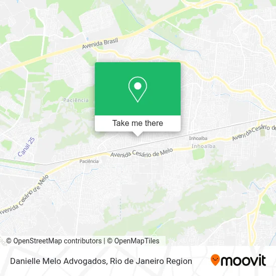 Danielle Melo Advogados map