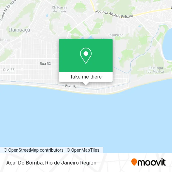 Açaí Do Bomba map