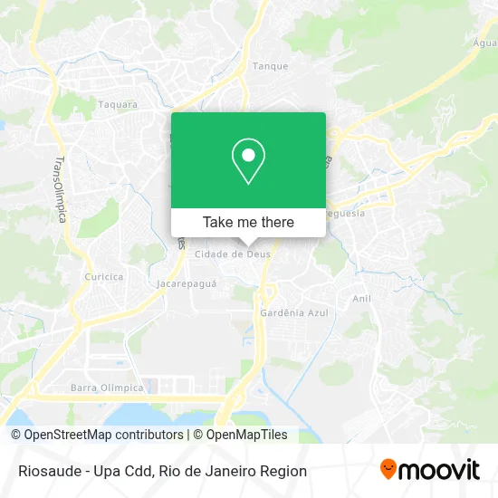 Riosaude - Upa Cdd map