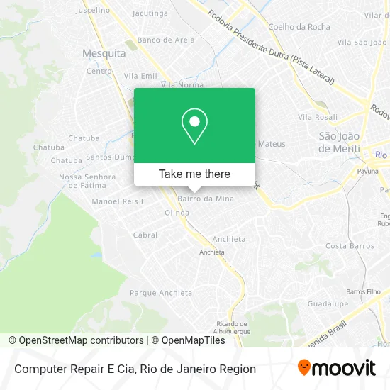 Computer Repair E Cia map