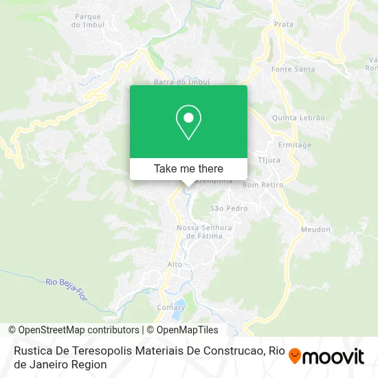 Rustica De Teresopolis Materiais De Construcao map