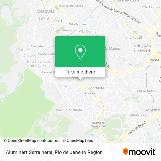 Aluminart Serralheria map