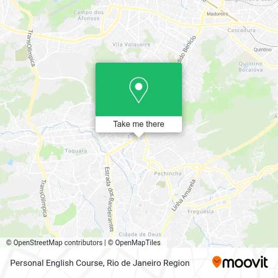 Personal English Course map