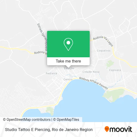 Studio Tattoo E Piercing map
