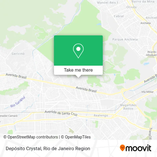 Depósito Crystal map