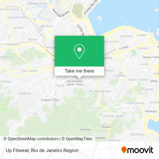 Up Fitwear map