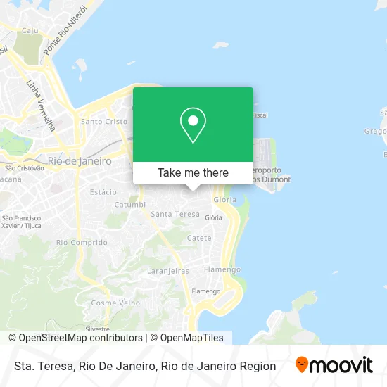 Sta. Teresa, Rio De Janeiro map