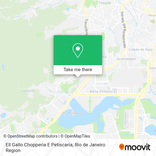 Ell Gallo Chopperia E Petiscaria map