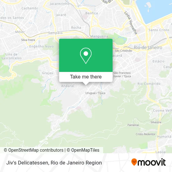 Jiv's Delicatessen map