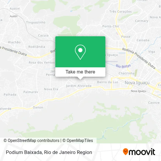 Podium Baixada map