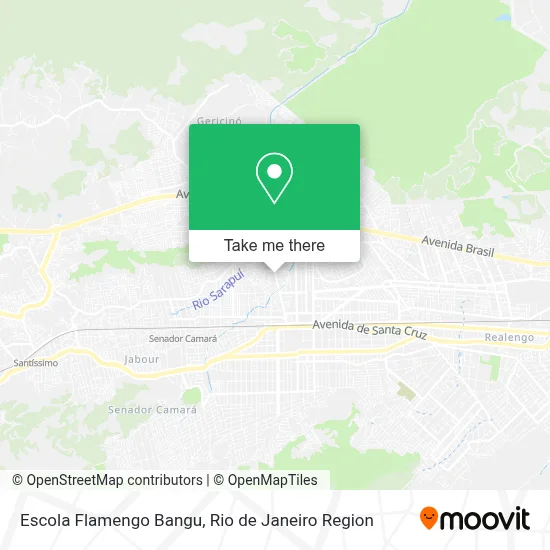 Escola Flamengo Bangu map