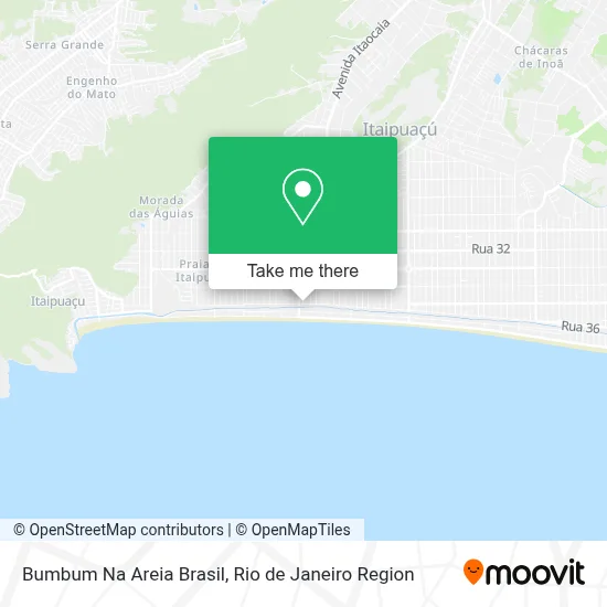 Bumbum Na Areia Brasil map