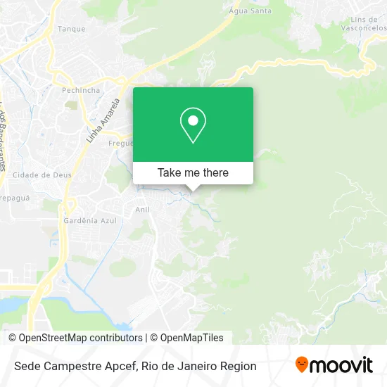 Sede Campestre Apcef map