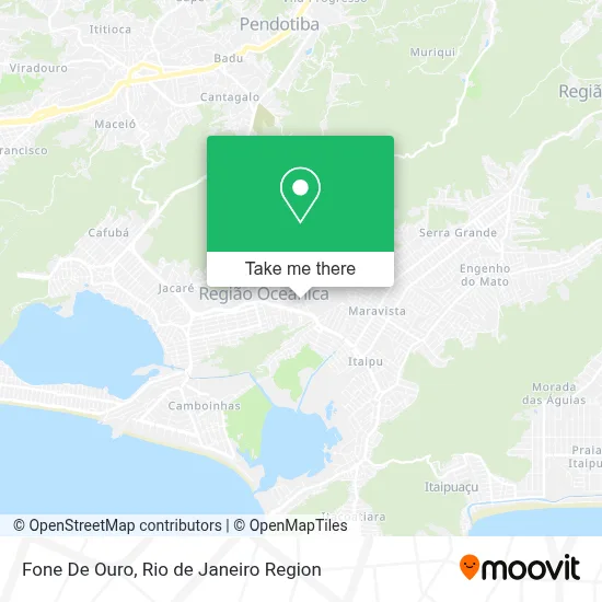 Fone De Ouro map