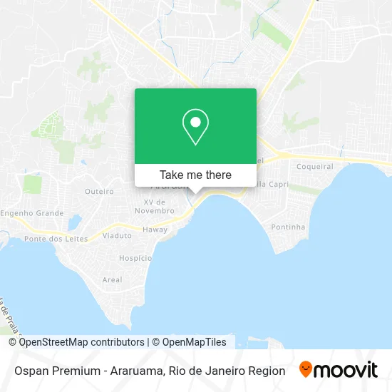 Ospan Premium - Araruama map