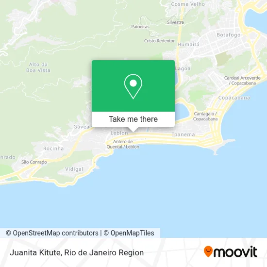 Juanita Kitute map