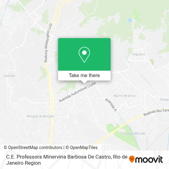 C.E. Professora Minervina Barbosa De Castro map