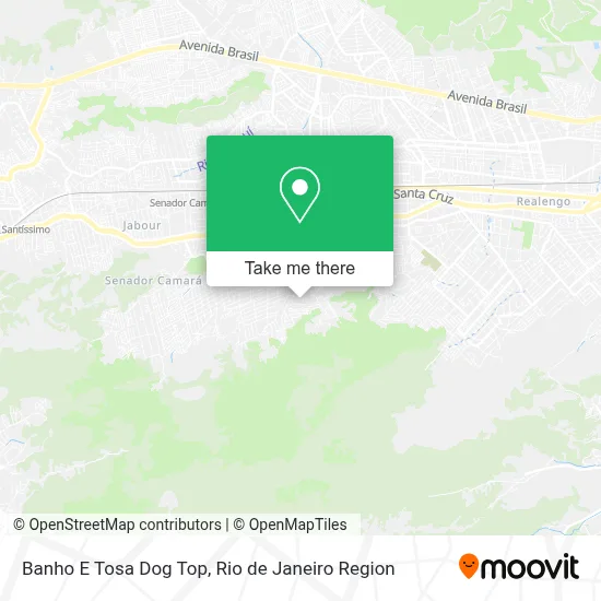 Banho E Tosa Dog Top map