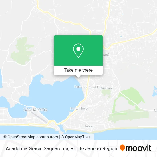 Academia Gracie Saquarema map
