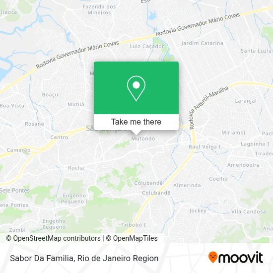 Sabor Da Familia map