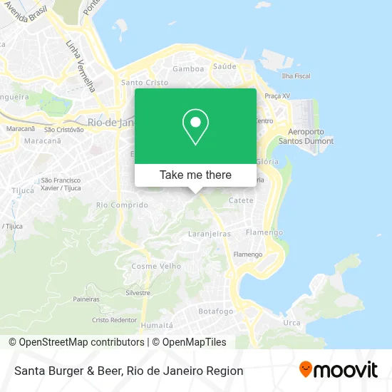 Santa Burger & Beer map