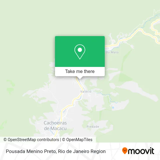 Pousada Menino Preto map