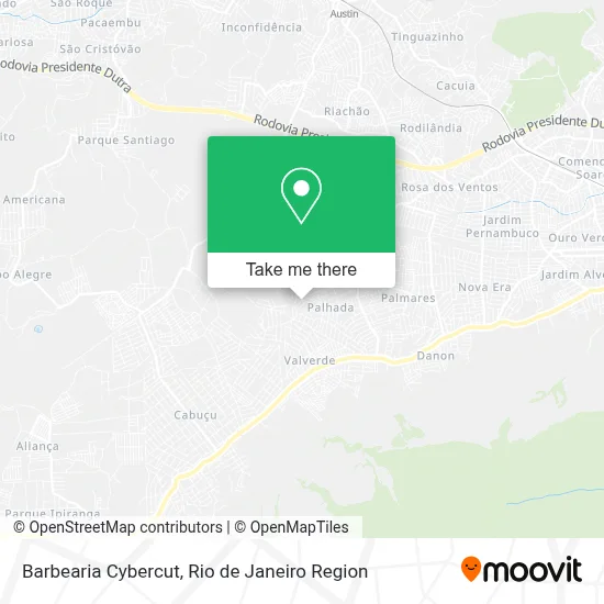 Barbearia Cybercut map