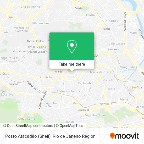 Posto Atacadão (Shell) map