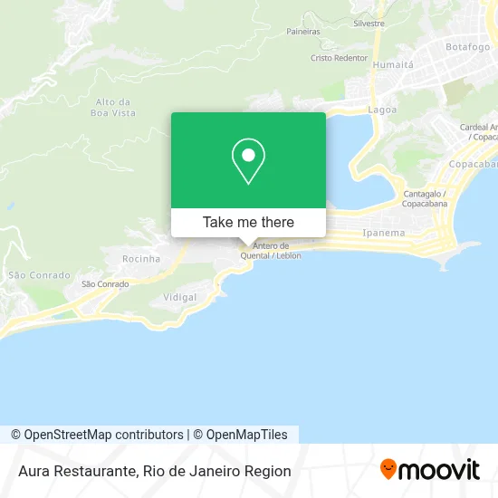 Aura Restaurante map