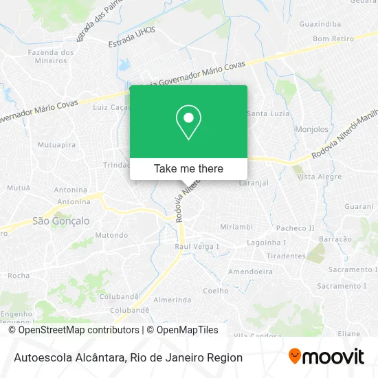 Autoescola Alcântara map