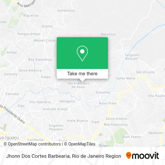 Jhonn Dos Cortes Barbearia map