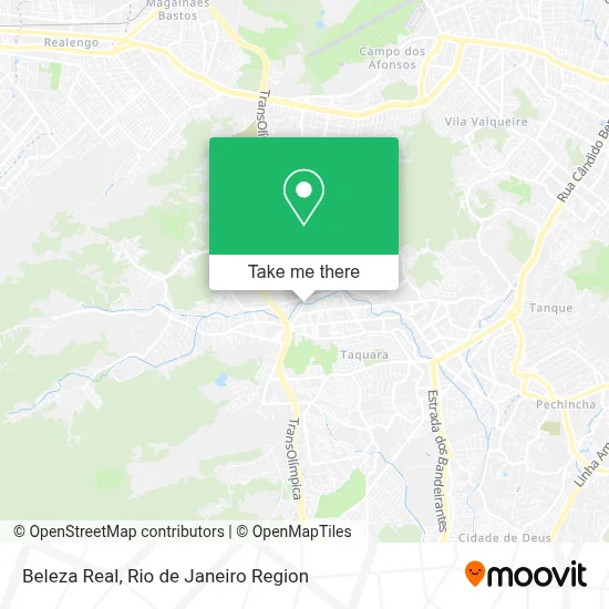 Beleza Real map