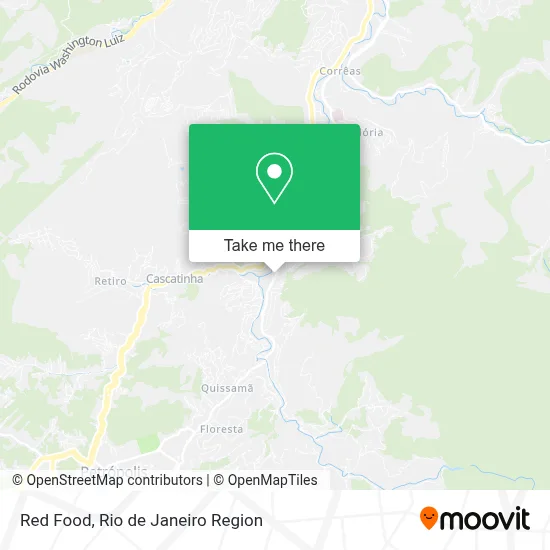 Red Food map