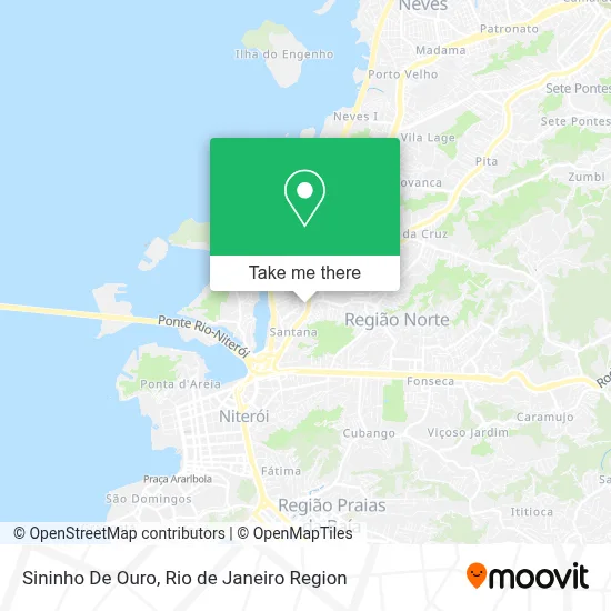 Sininho De Ouro map