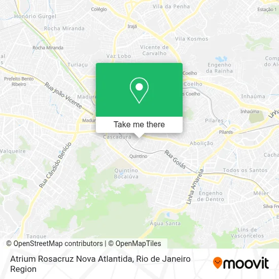 Atrium Rosacruz Nova Atlantida map