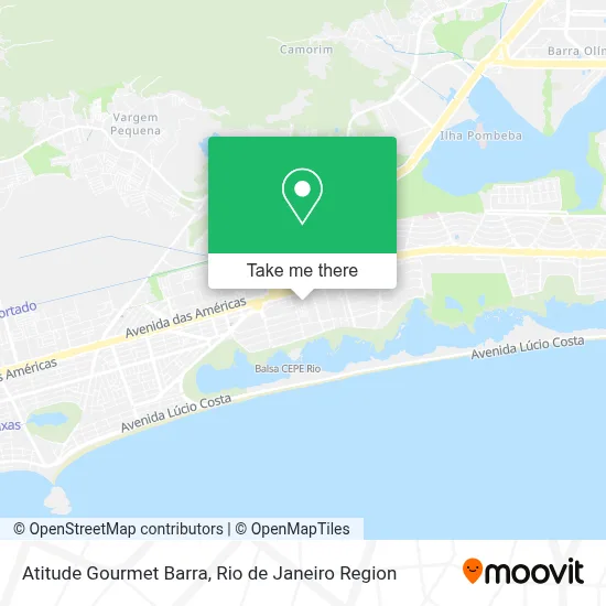 Atitude Gourmet Barra map