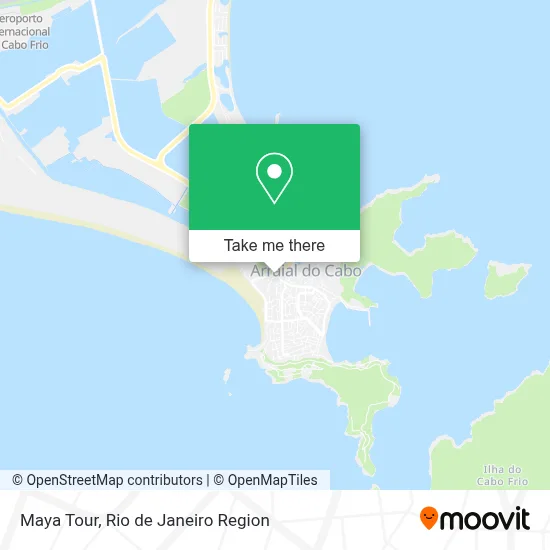 Maya Tour map