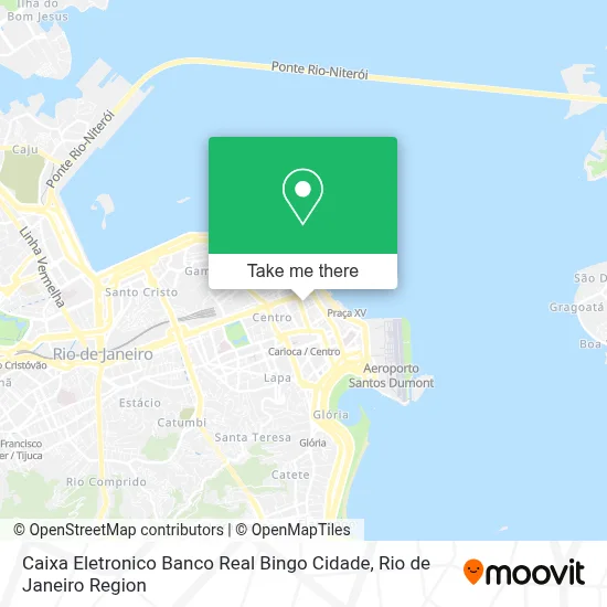 Caixa Eletronico Banco Real Bingo Cidade map