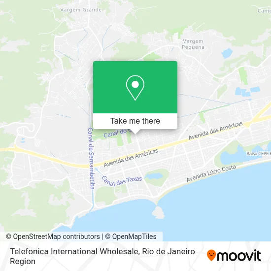 Telefonica International Wholesale map
